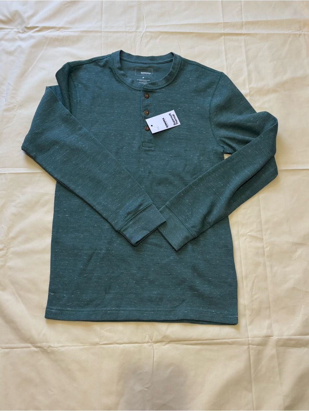 Sonoma Men’s Super Soft Thermal Henley Shirt